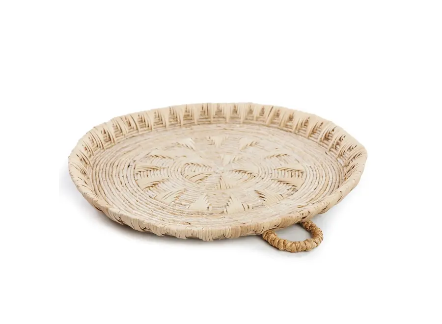 Salamanca Banana Leaf and Rattan Artwork