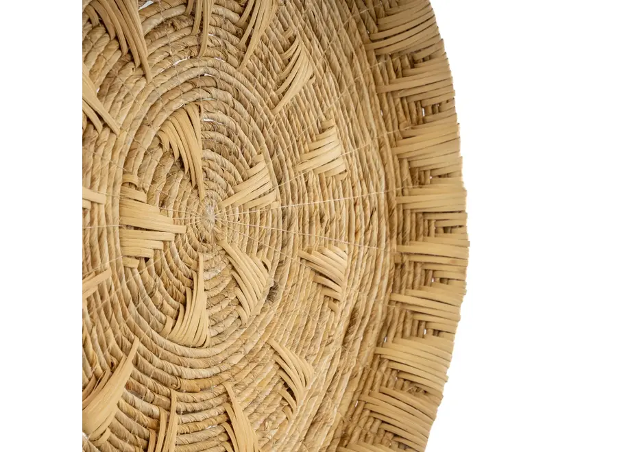 Salamanca Banana Leaf and Rattan Artwork
