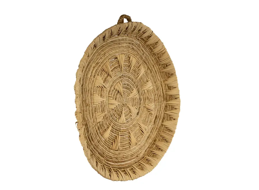 Salamanca Banana Leaf and Rattan Artwork