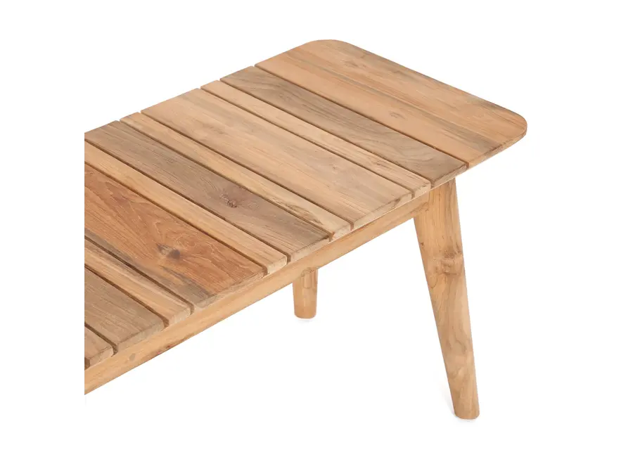 Zahara de la Sierra Panel Bench - Teak Wood Bench