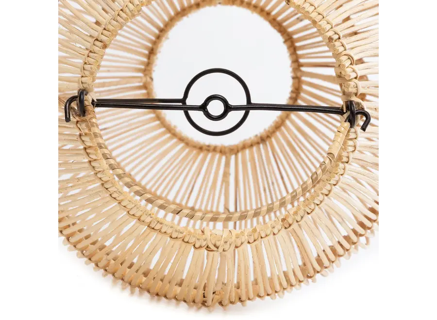 Trujillo Rattan Pendant - Cylinder Lamp