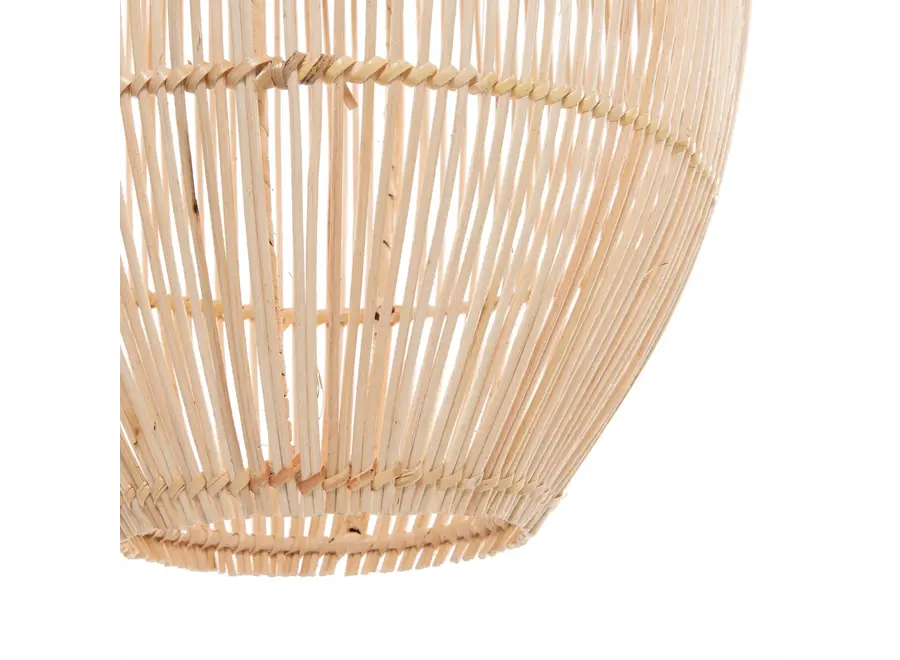Trujillo Rattan Pendant - Cylinder Lamp