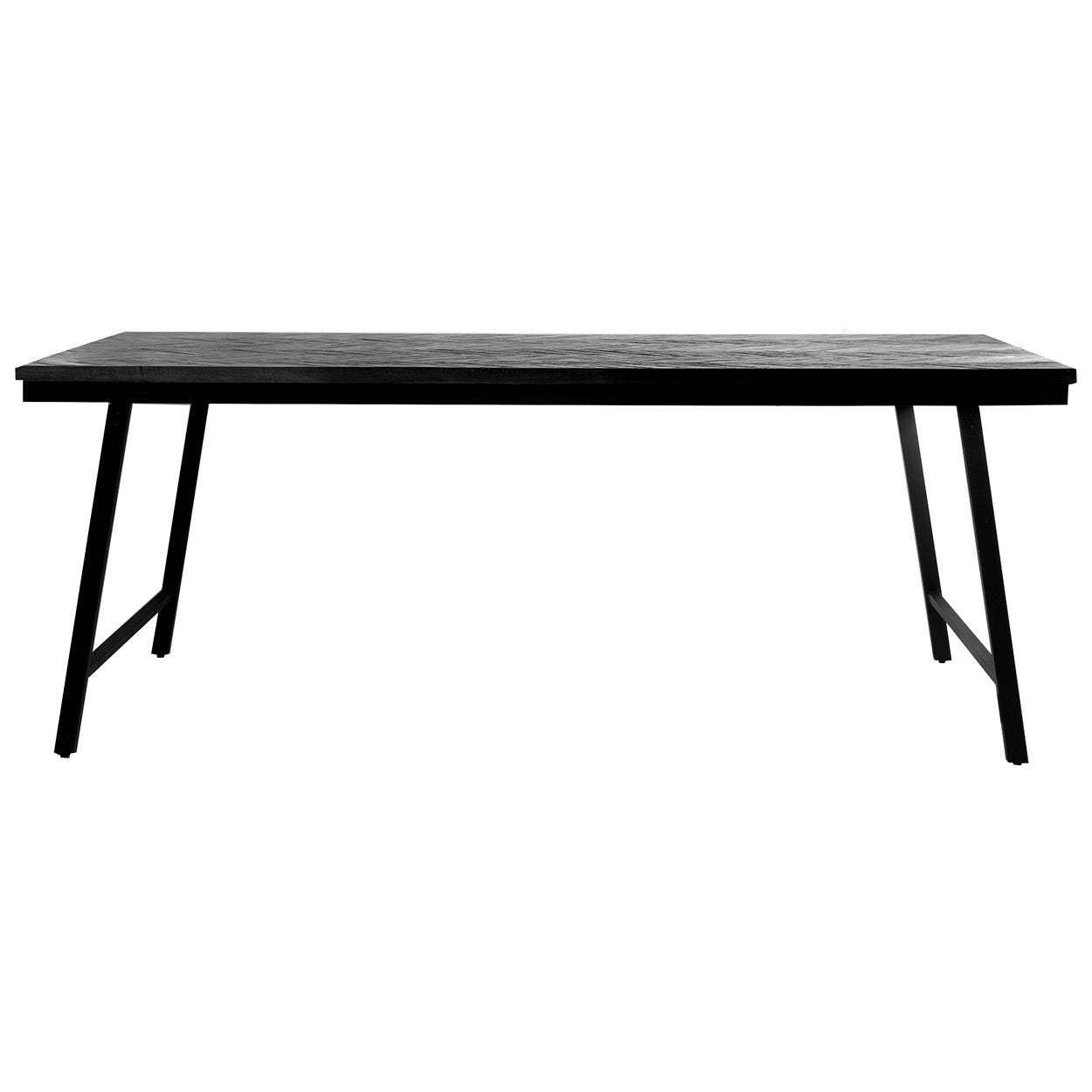 Cazorla Elegant Herringbone Ensemble - Foldable Dining Table