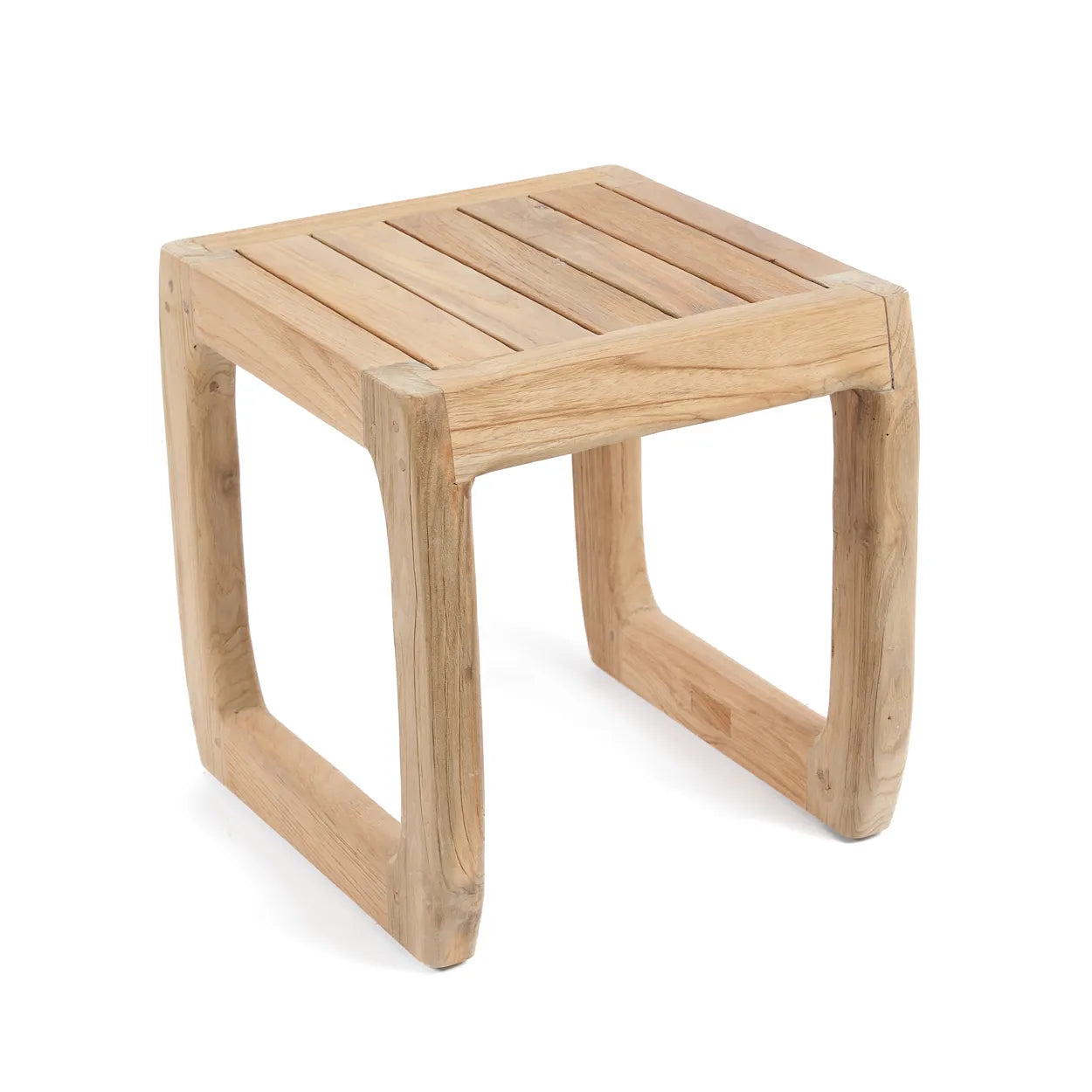 Symi Teak Stool Reclaimed Teak Stool - Main Image