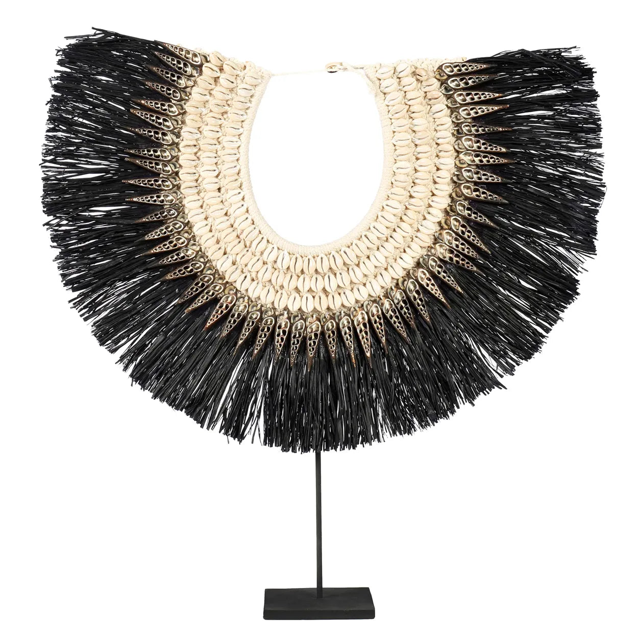 Cala Salada Shell Display - Raffia Display on Stand