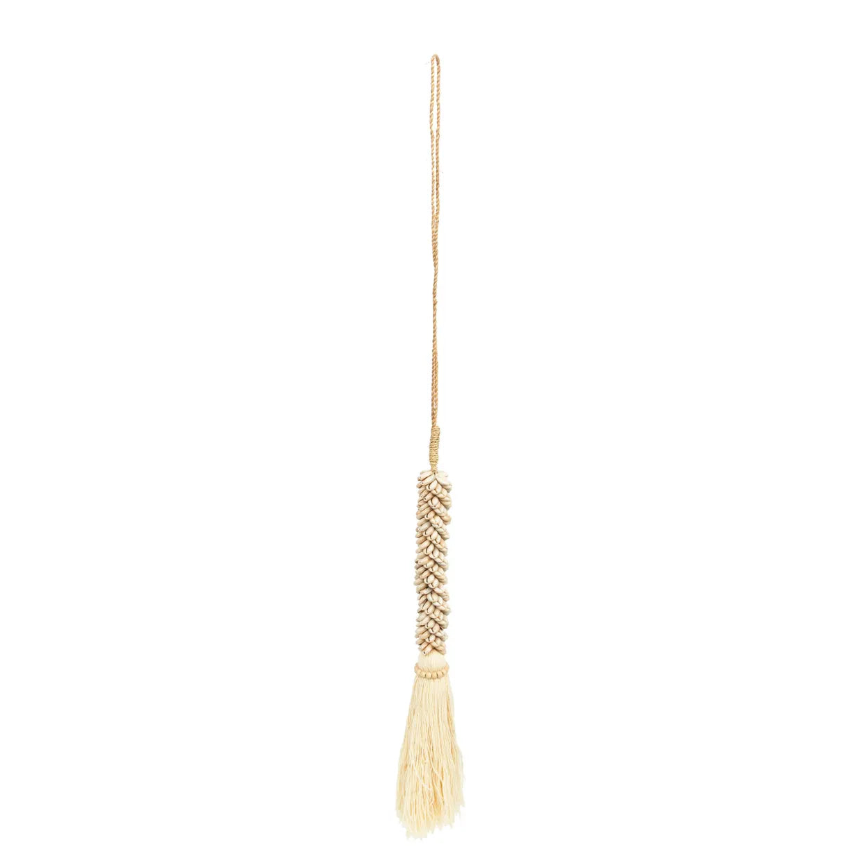 Formentera Bohemian Tassel - Cowrie Shell Charm