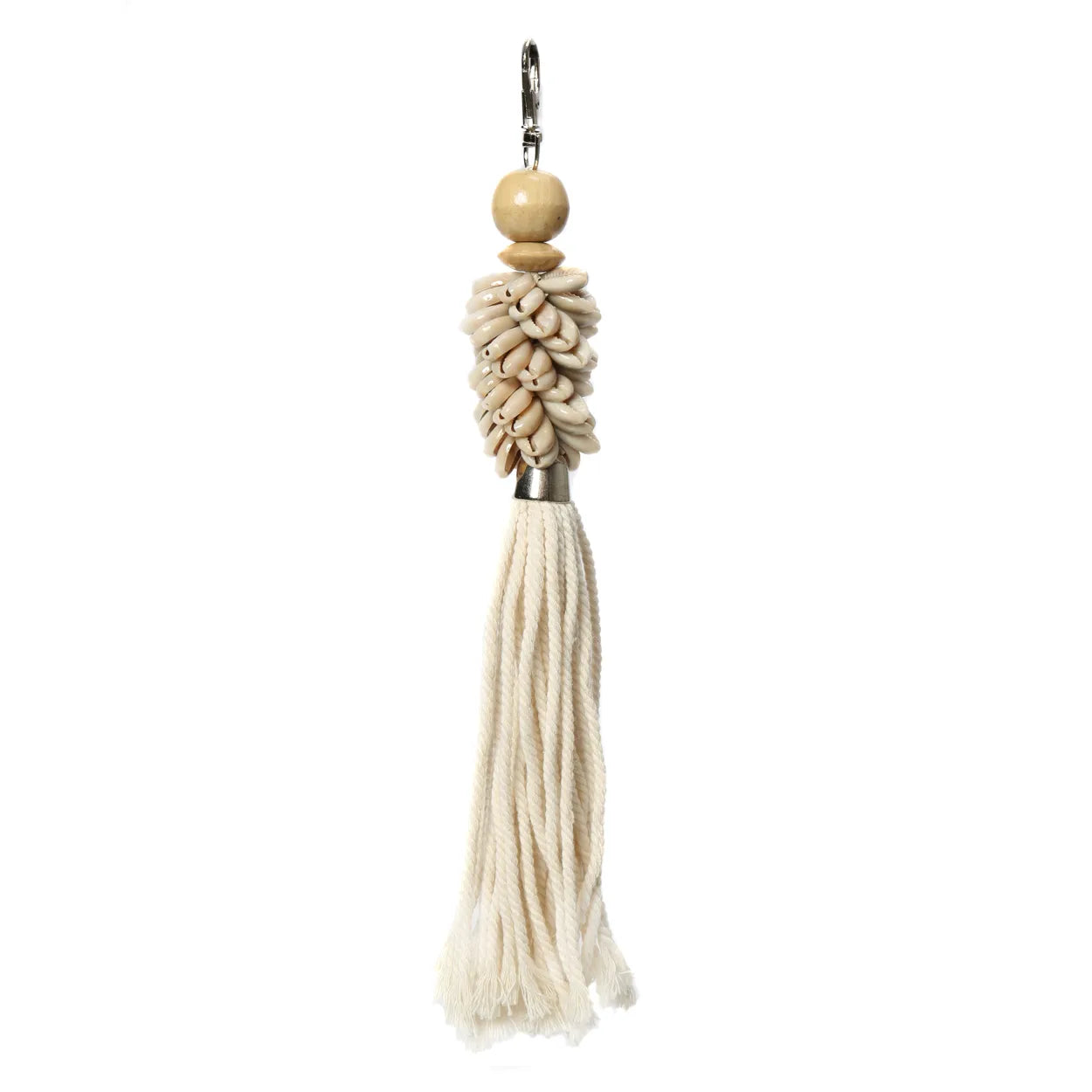Mallorca Bohemian Keychain - Handmade Seashell Tassel Keychain