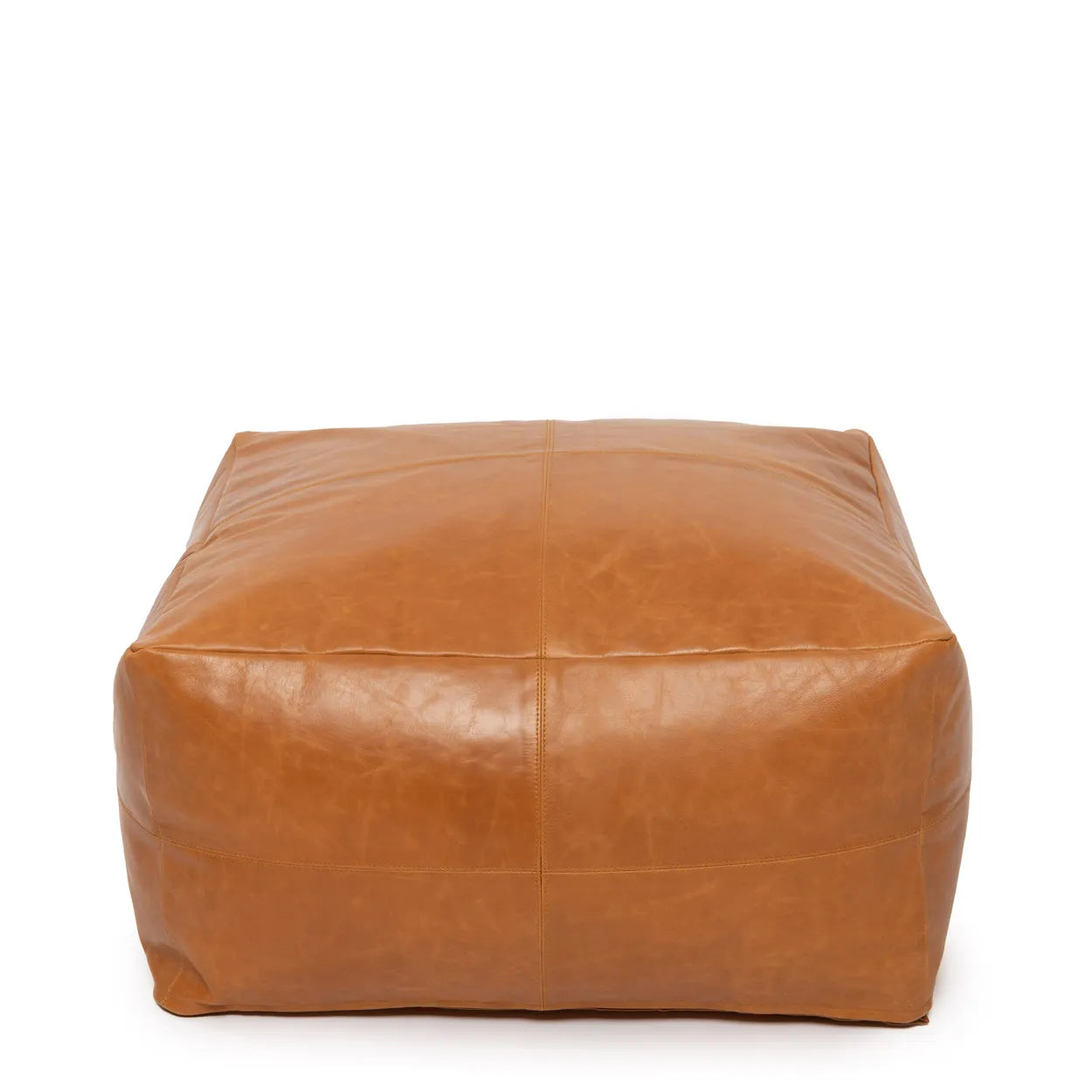 Cazorla Luxe Pouffe - Nappa Leather Pouffe
