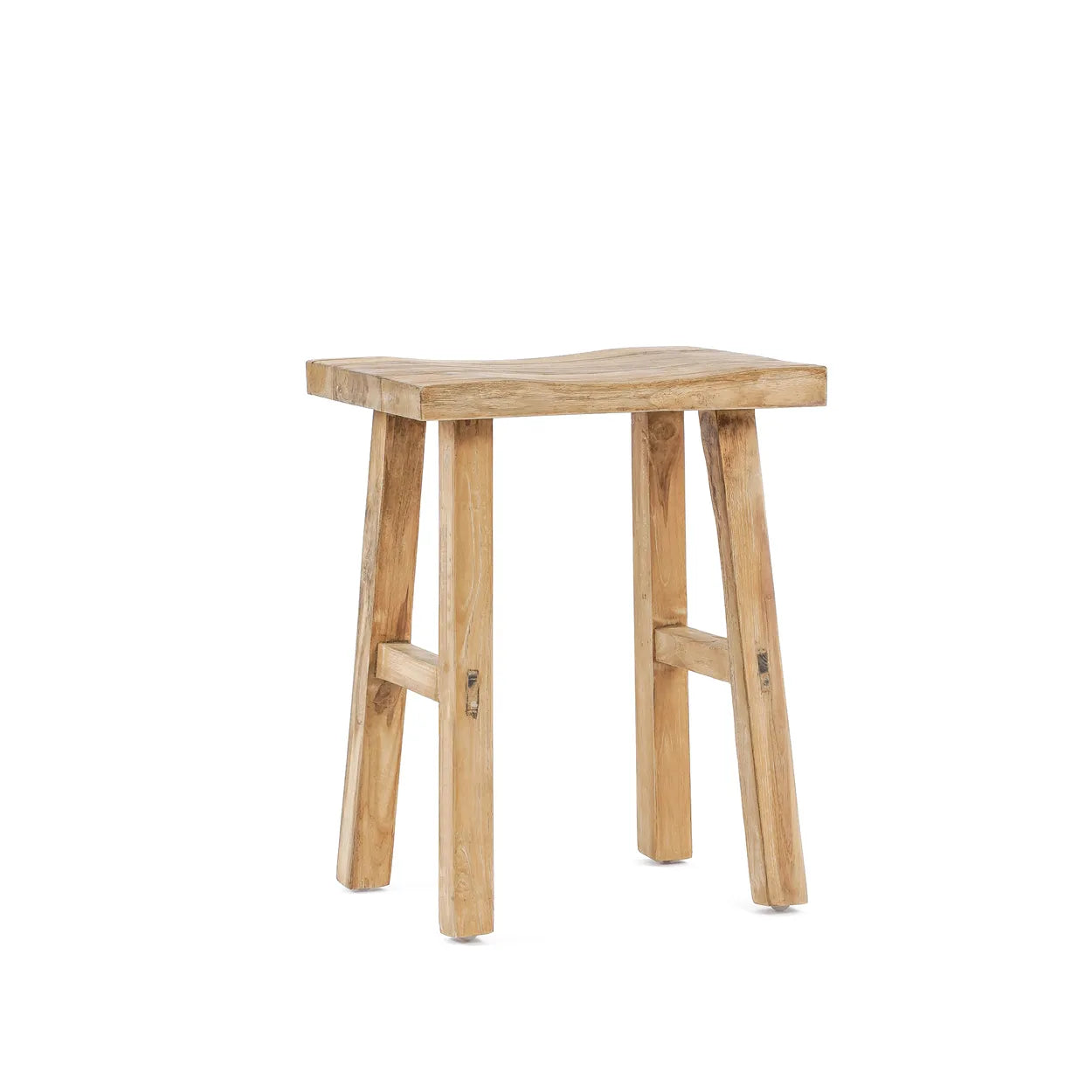 Picos de Europa Charm Stool - Reclaimed Teak Stool