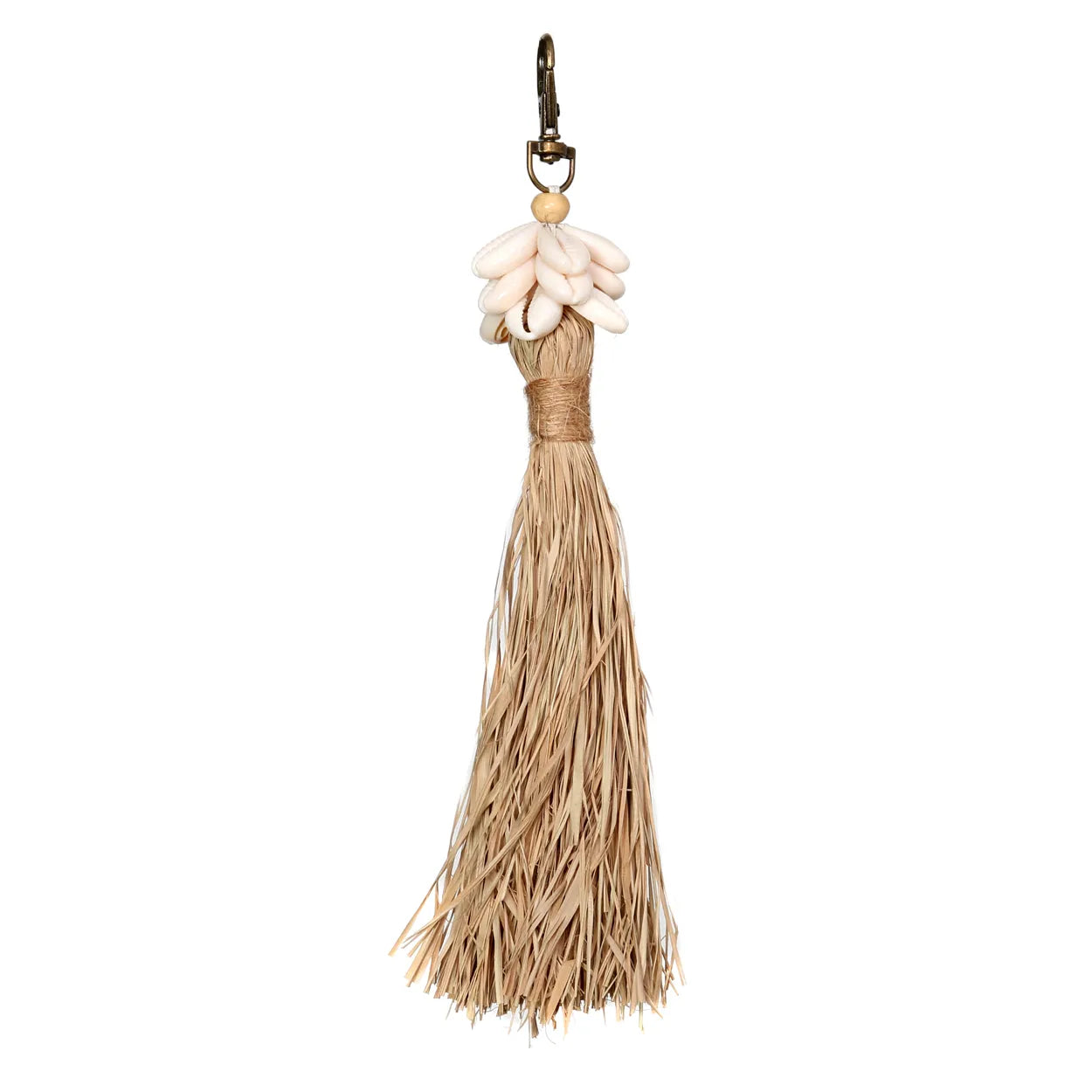 Cadaques Bohemian Tassel - Shell & Raffia Hanger