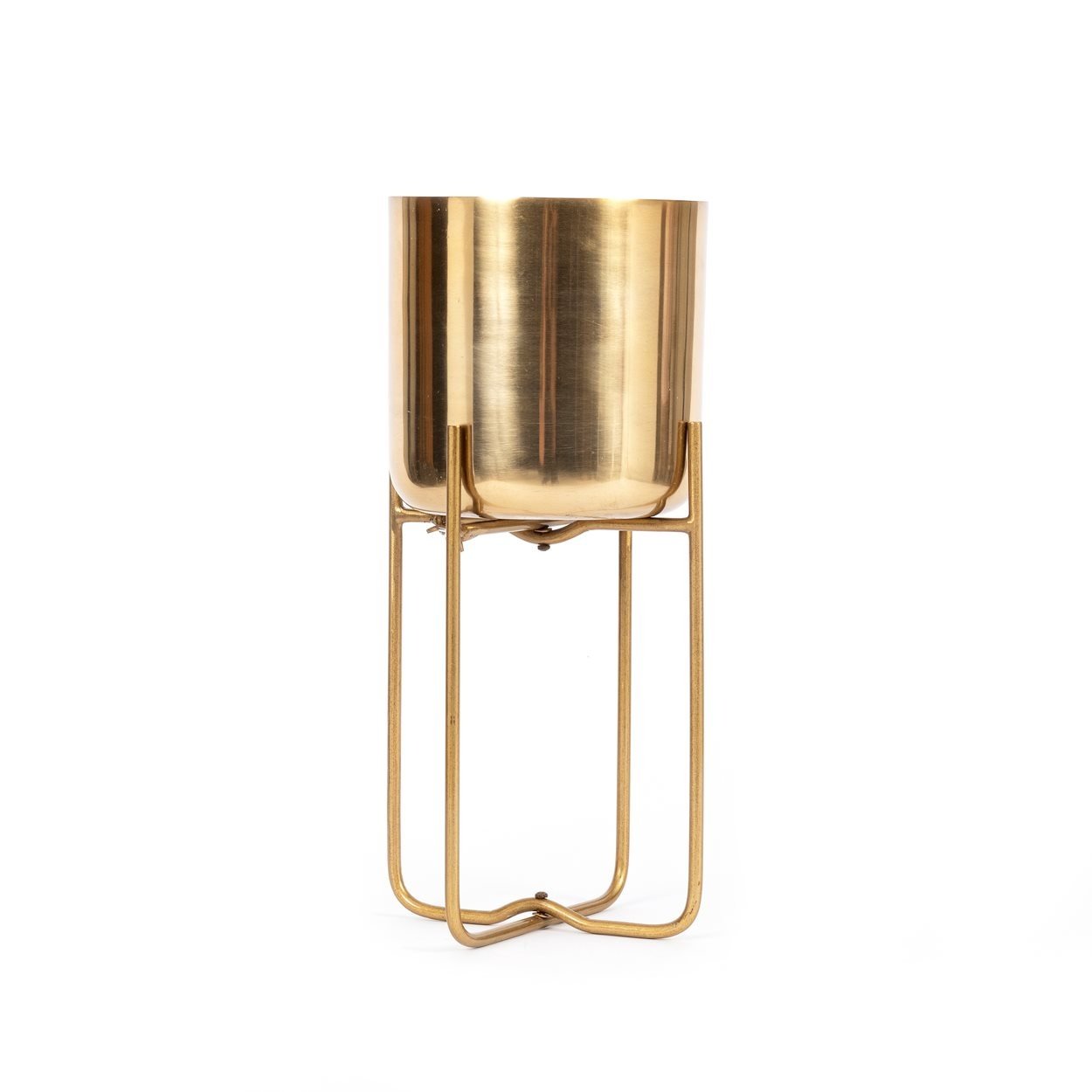 Albufera Sophisticate Planter - Brass Luxury Pot