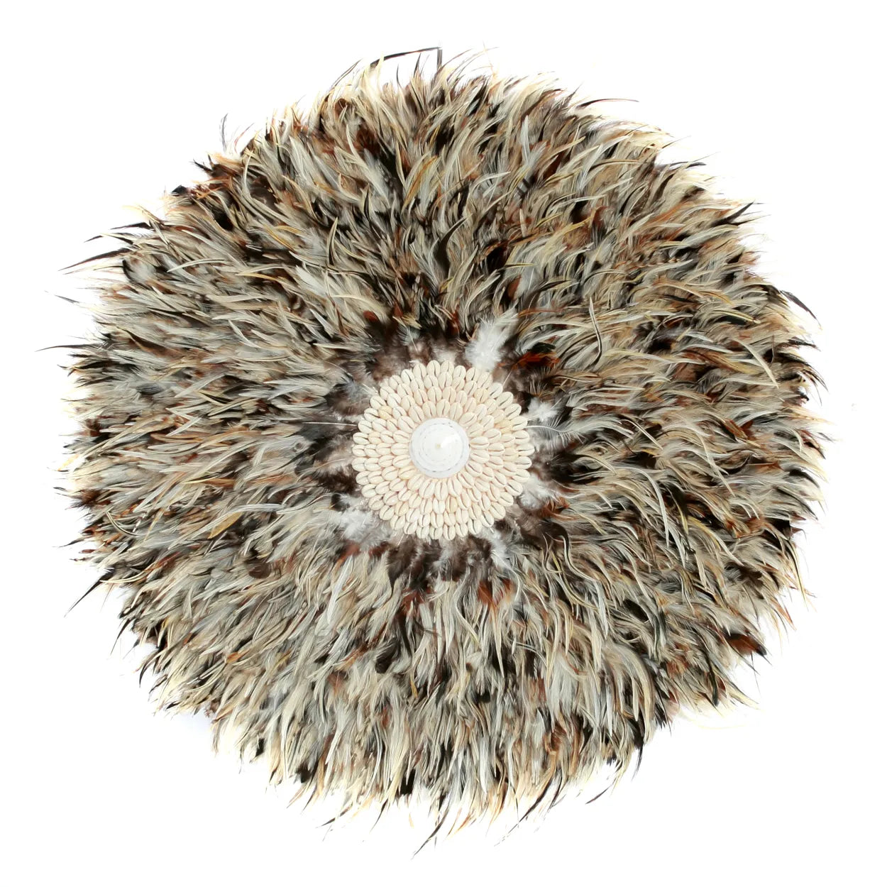 Mojacar Bohemian Display - Feather & Shell Ornament