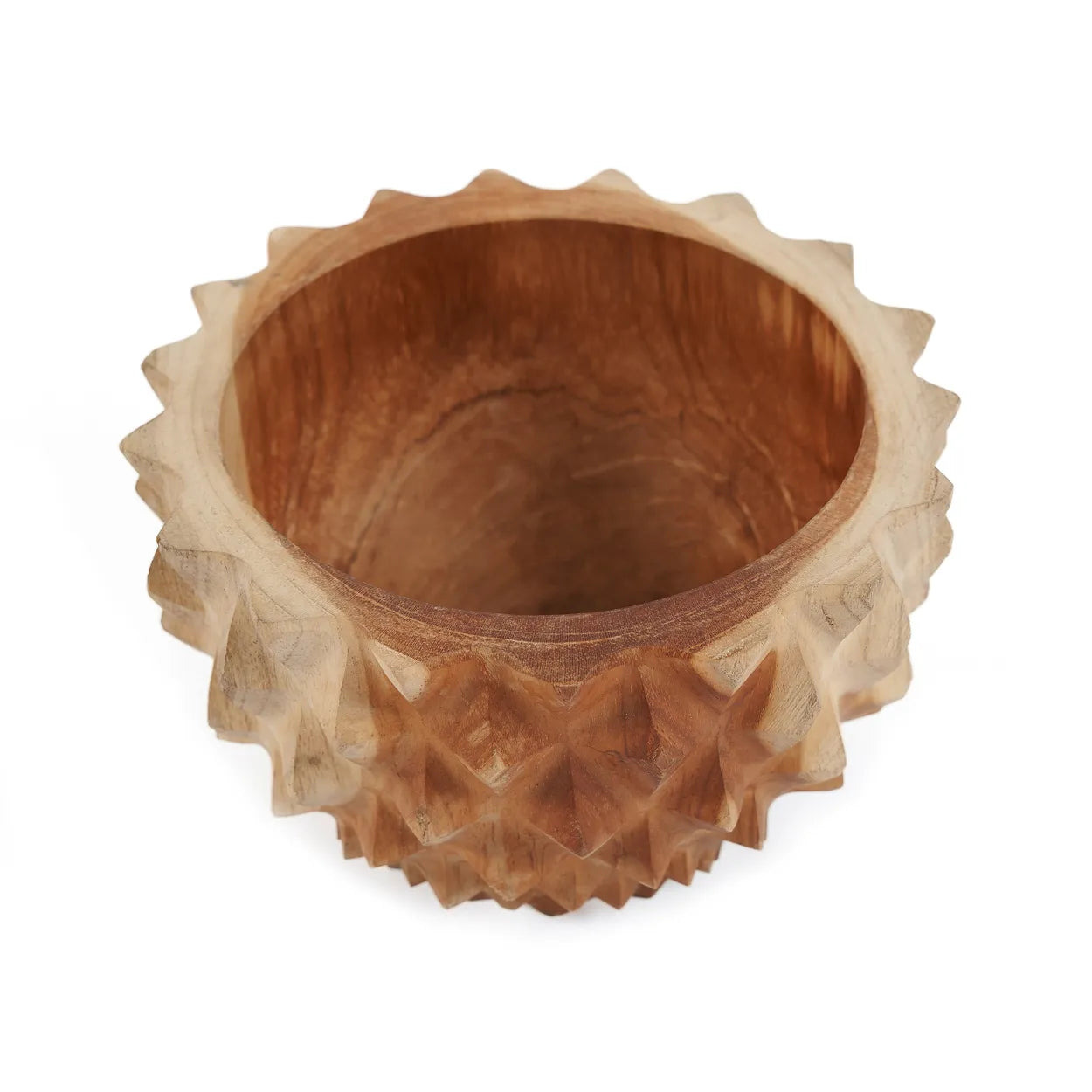 Albufera Durian Essence Bowl - Teak Wood Fruit Bowl