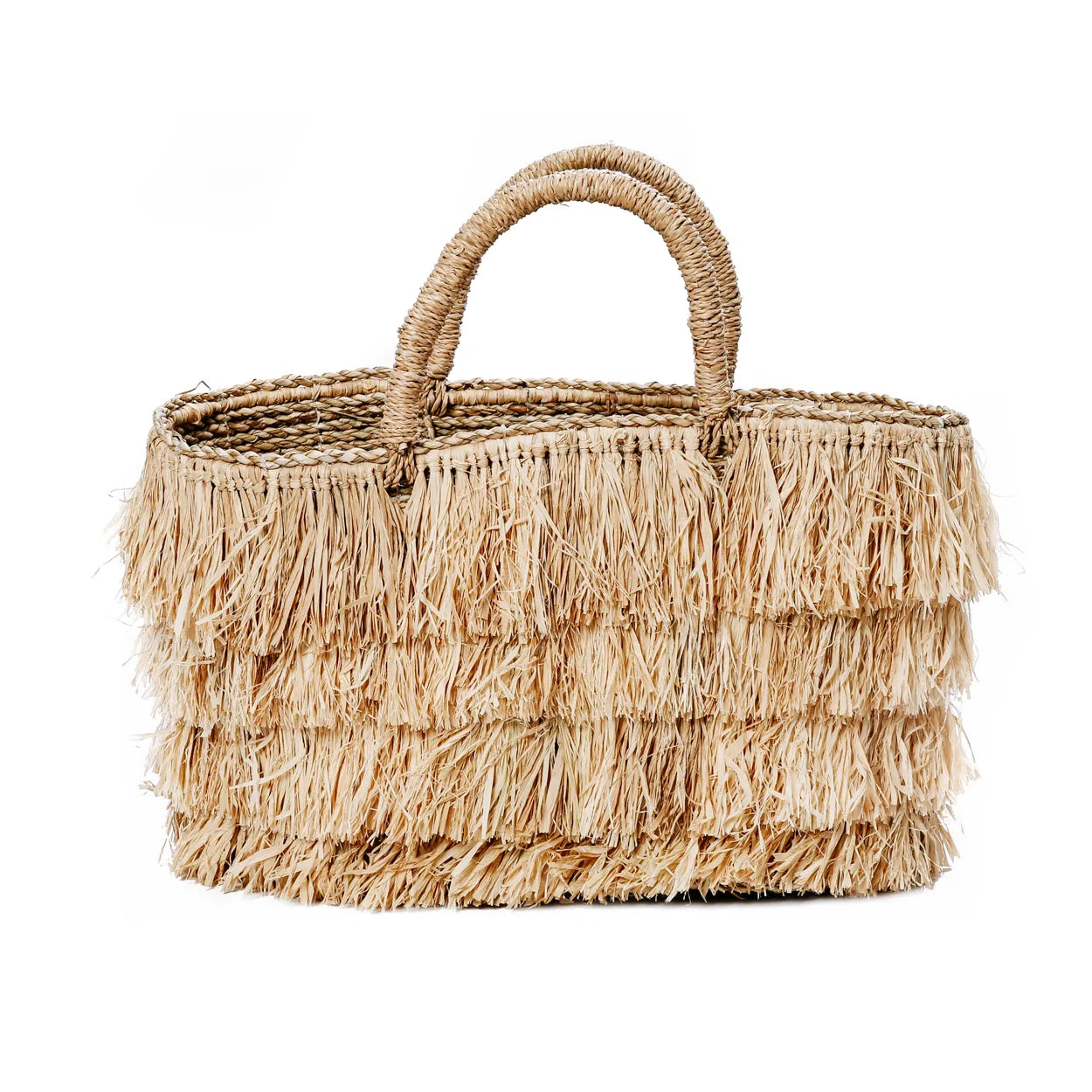 Cudillero Boho Basket - Raffia Shopper