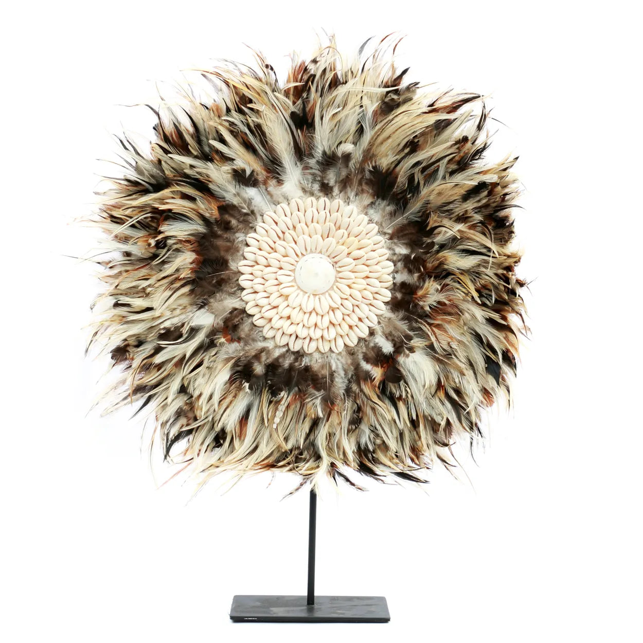 Mojacar Bohemian Display - Feather & Shell Ornament