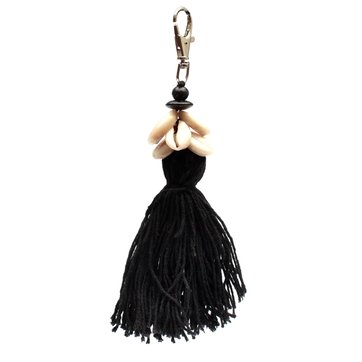Cabo de Gata Boho Charm - Seashell Tassel Keychain