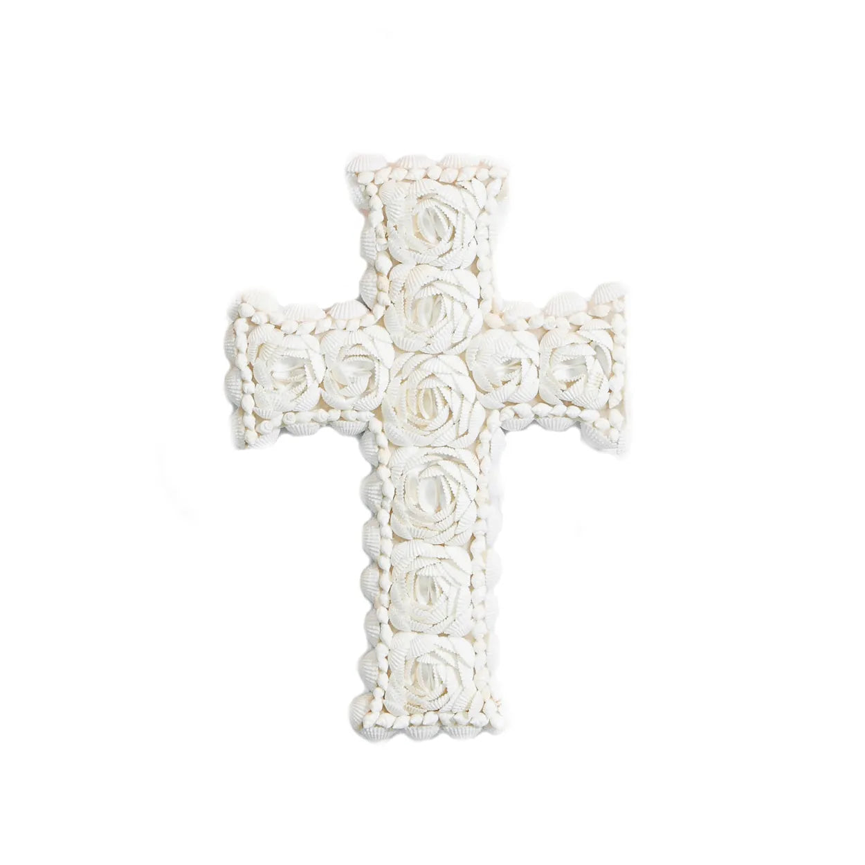 Ayamonte Seashell Cross - Coastal Decoration