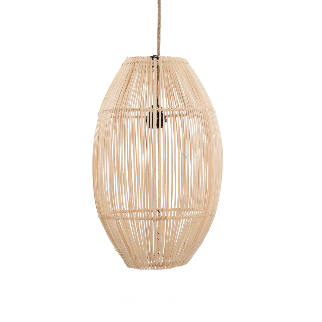 Trujillo Rattan Pendant - Cylinder Lamp