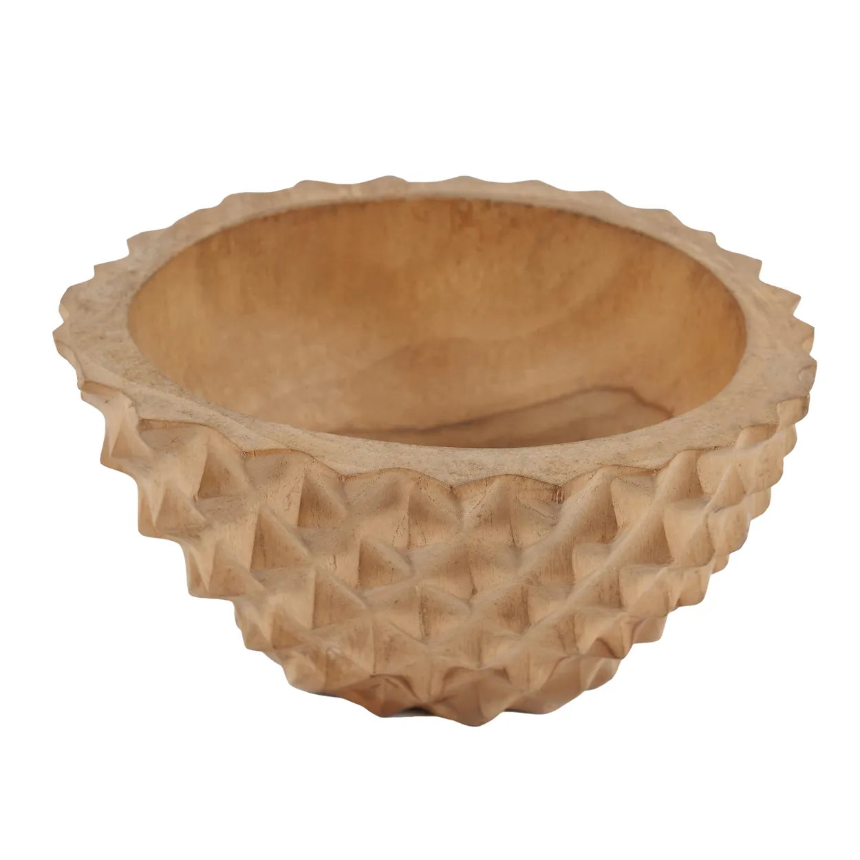 Cabo de Gata Durian Charm Bowl - Teak Wood Serving Dish