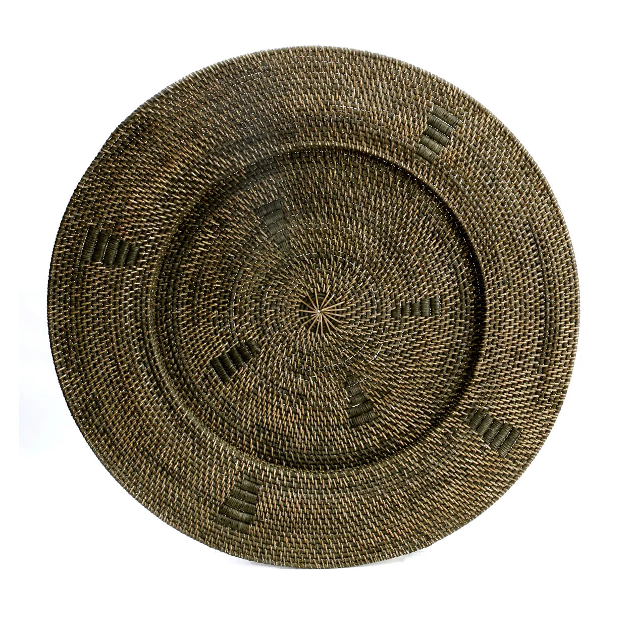 Cazorla Graphic Weave - Handwoven Wall Plate