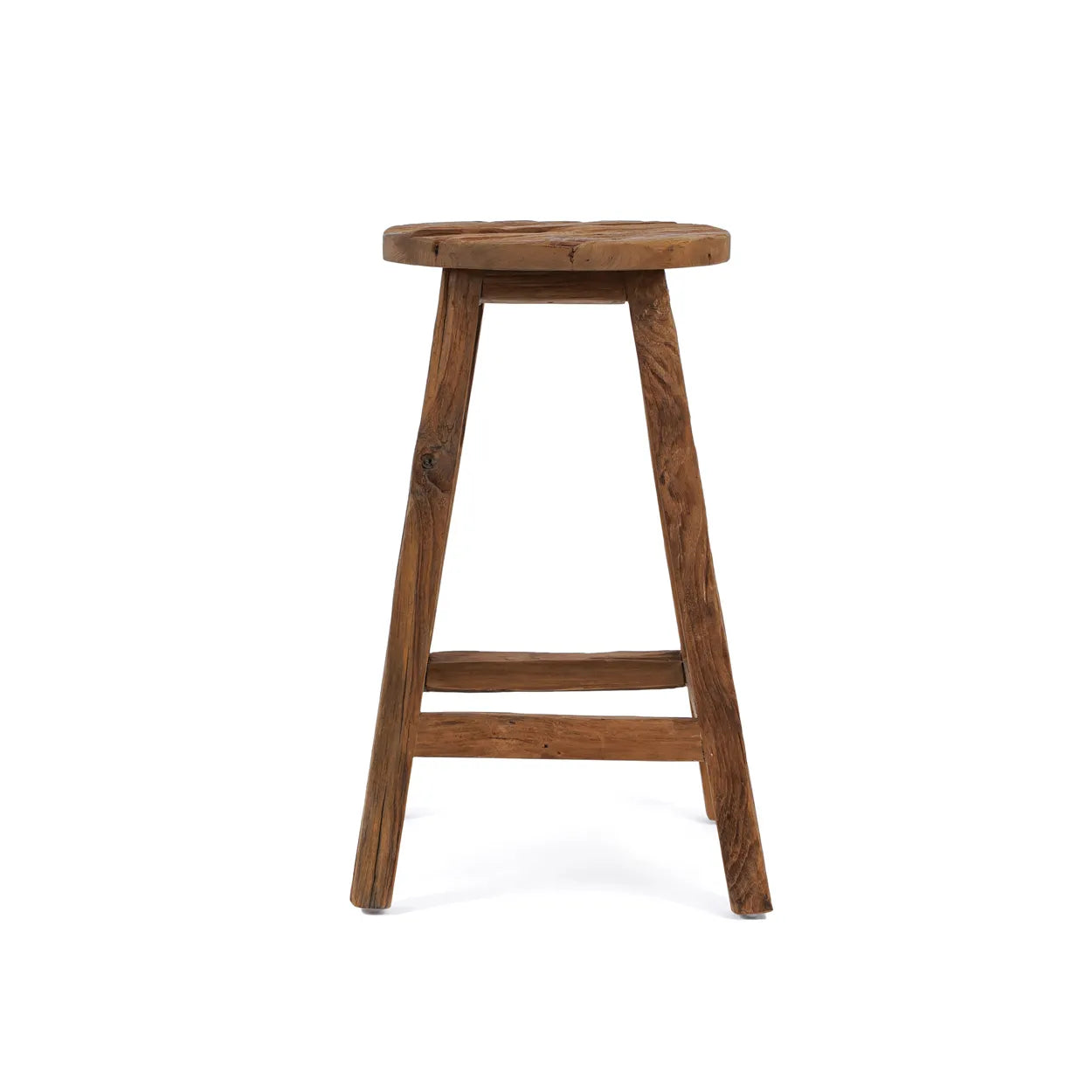 Zahara de la Sierra Beauty Stool - Teak Wood Stool