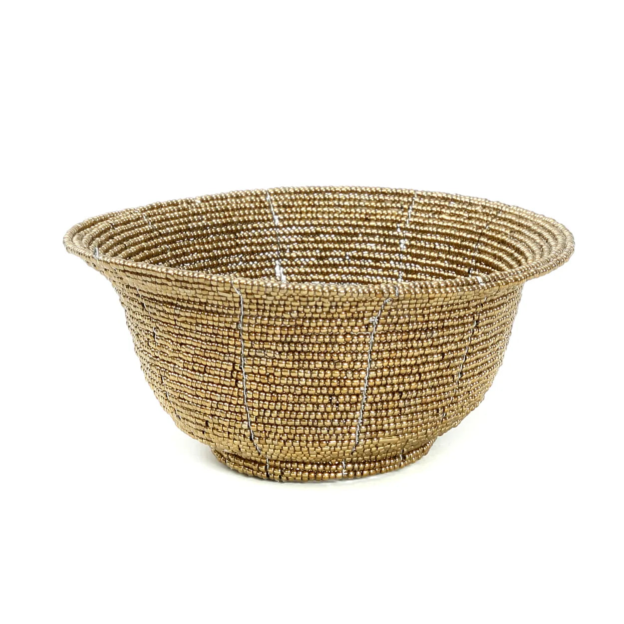 Valle de Ordesa Boho Basket - Handmade Beaded Basket