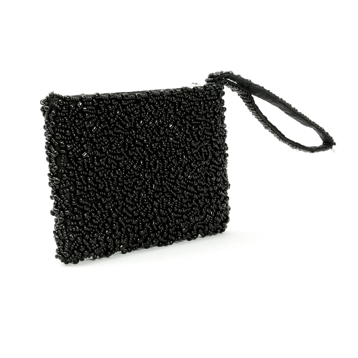 Ronda Bohemian Charm - Black Beaded Wallet