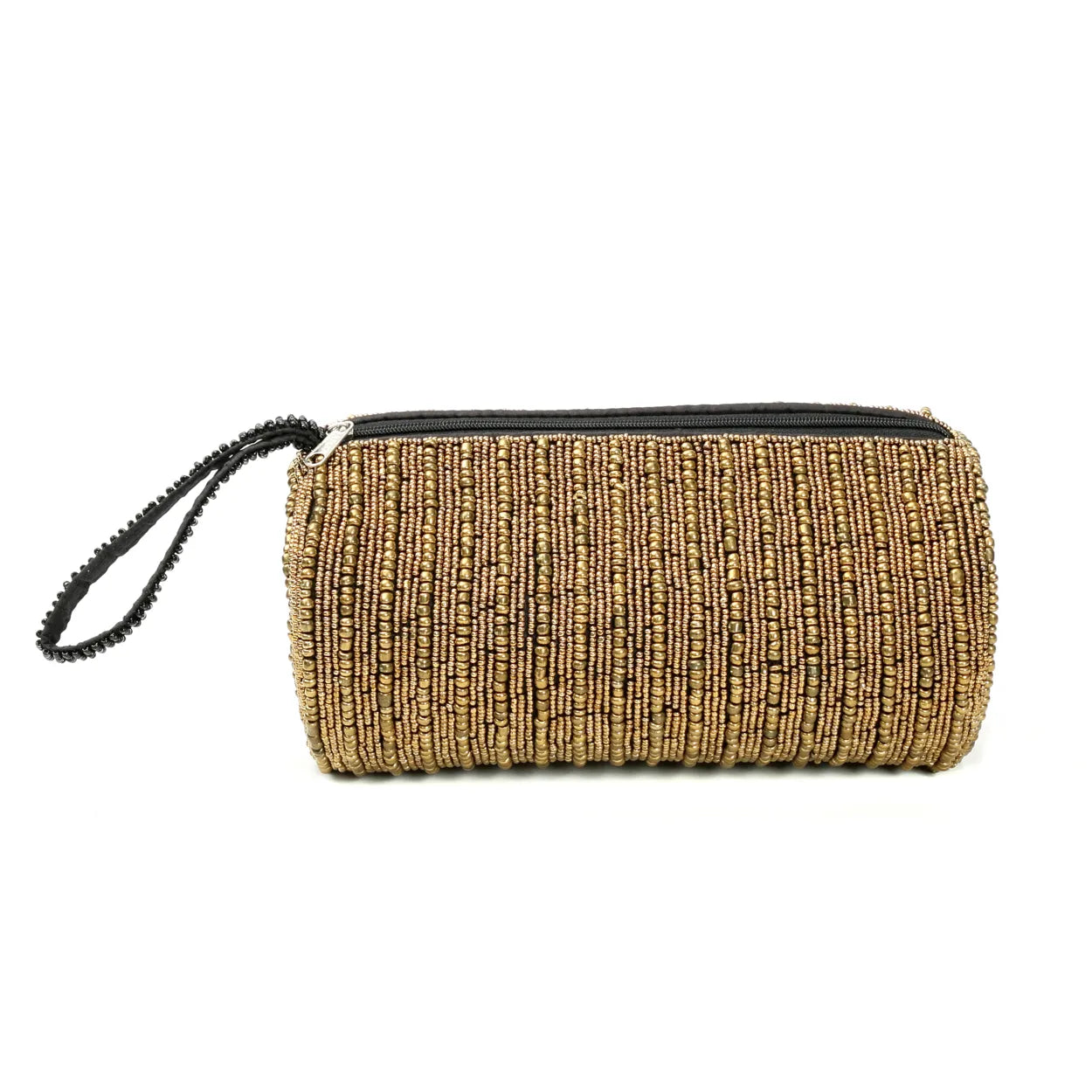 Calpe Chic Pencil Case - Gold Beaded Organizer