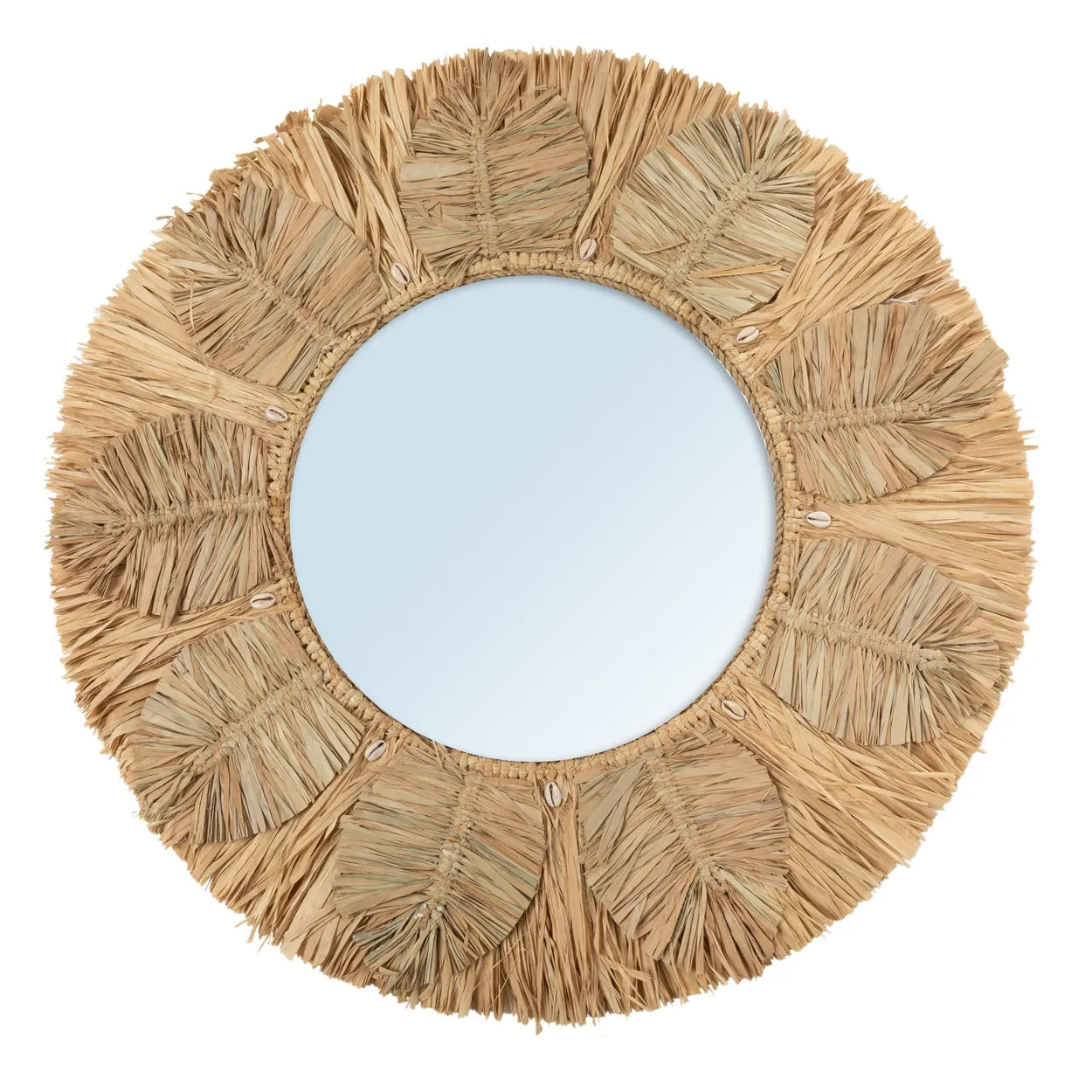 Albufera Raffia Elegance Mirror - Artistic Decor Mirror