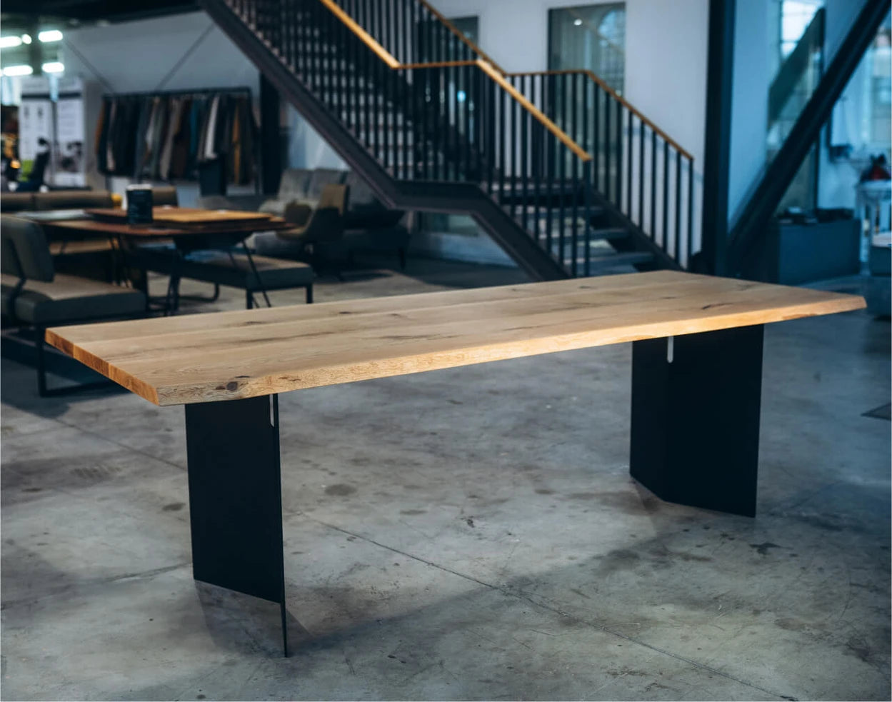 Burriana Edge Table - Modern Minimalist Dining Table