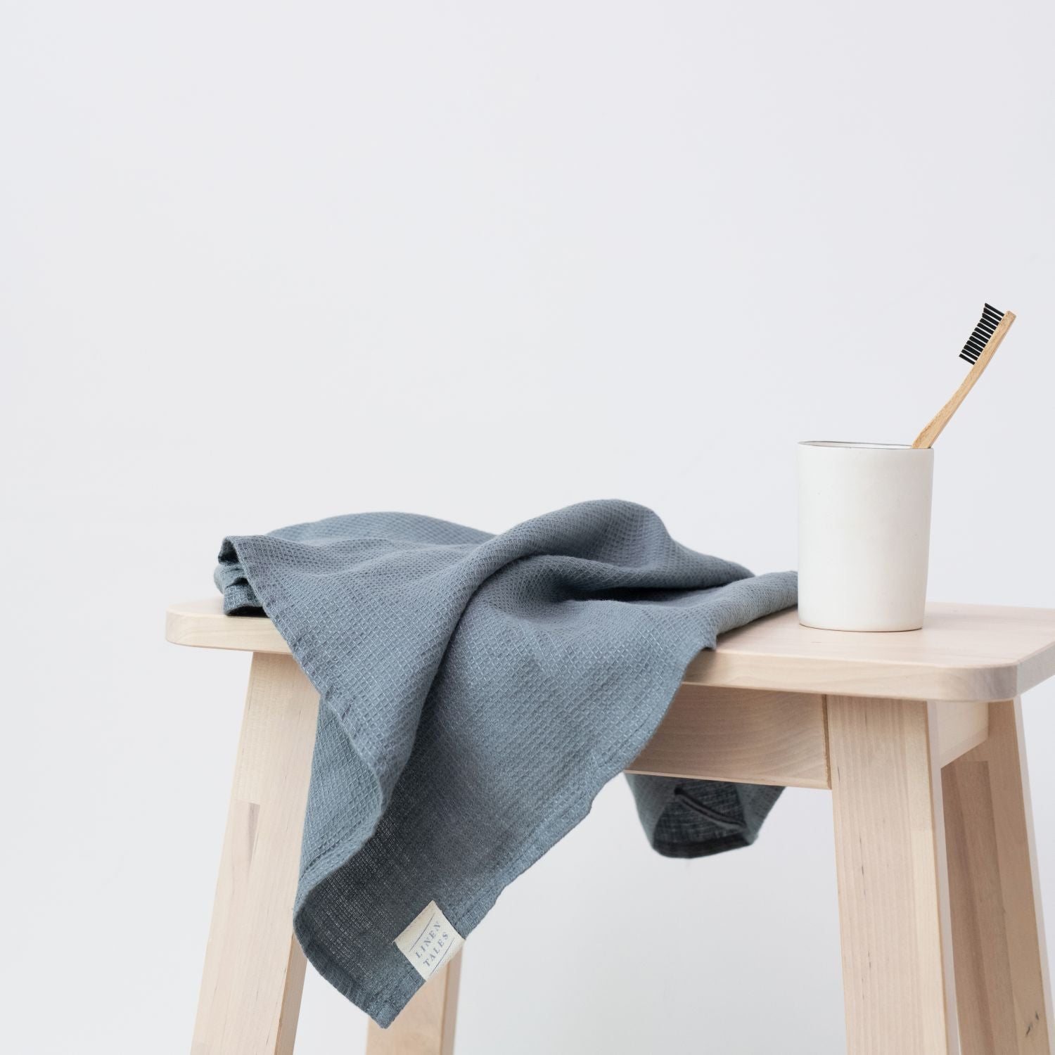 Eibar Essence Linen Ensemble - Hypoallergenic Waffle Towel Set