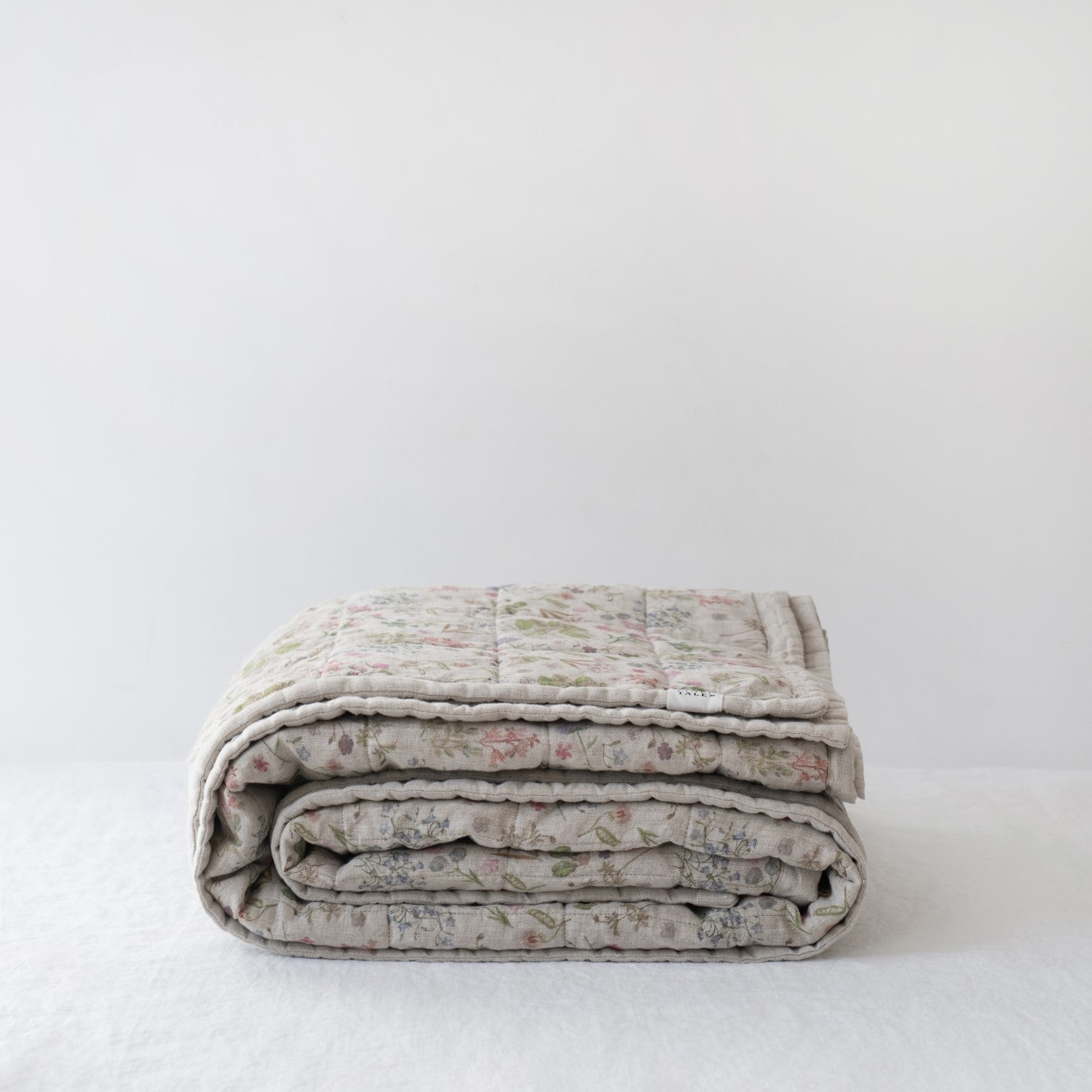 Majadahonda Bliss Linen Comforter - European Flax Quilted Blanket