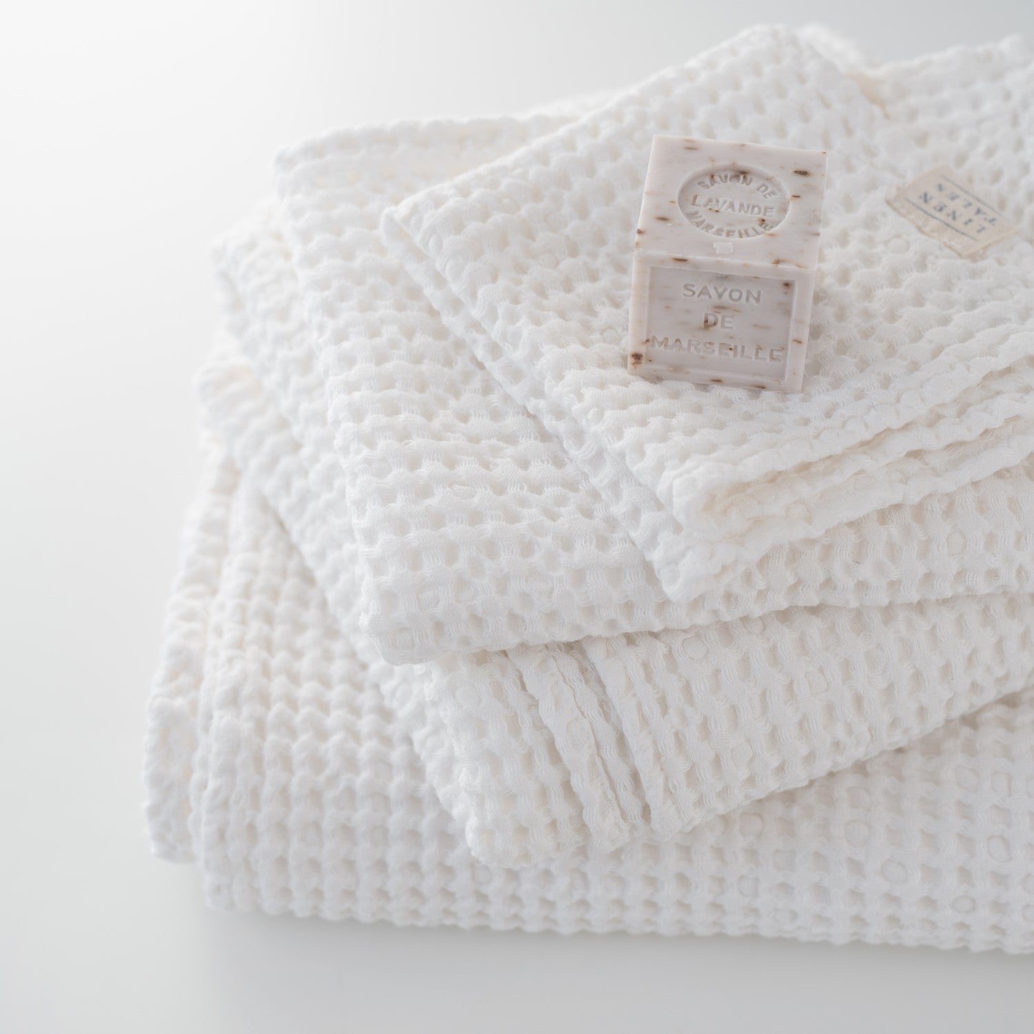 Avila Spa-Comfort Waffle Ensemble - Luxurious Linen & Cotton Towels