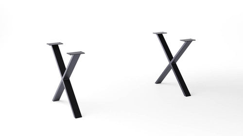 Pontevedra Sleek CrossLegs - Contemporary Table Supports