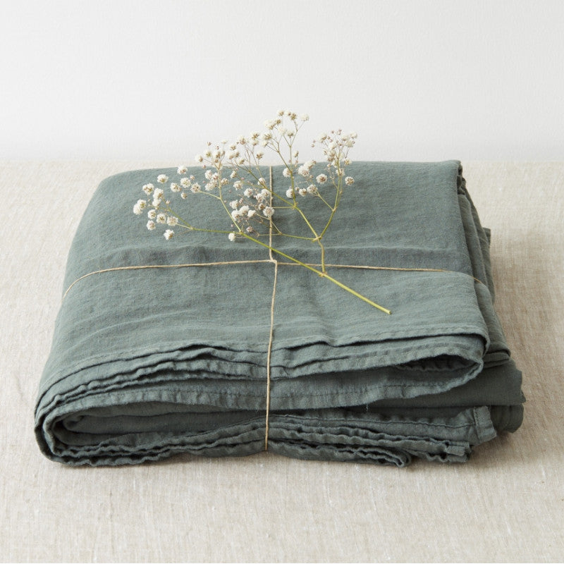 Paiporta Luxe Linen Comfort - 100% Breathable Linen Flat Sheet