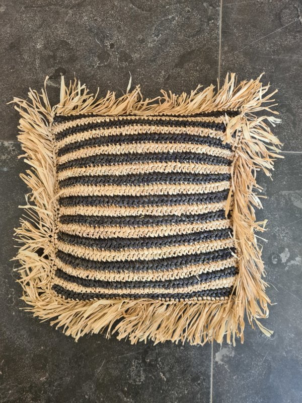 Gava Cushion - Handwoven Striped Accent