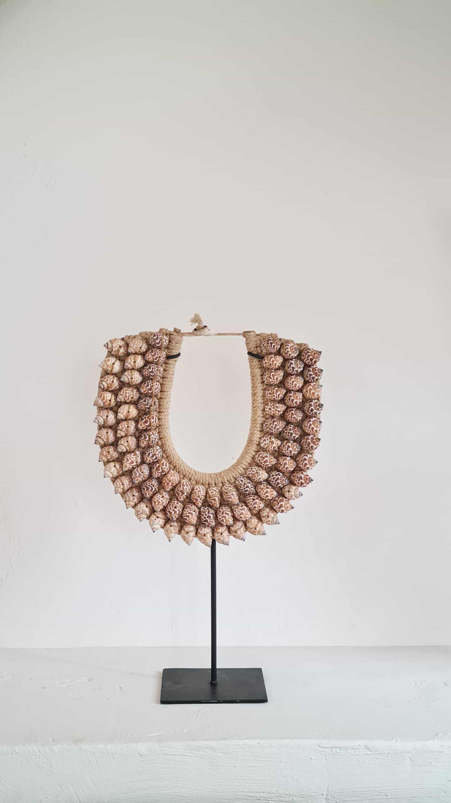 Ciudad Real Shell Necklace - Brown Shell Necklace