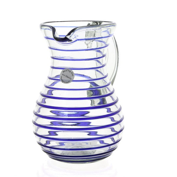 Guadalupe Swirl Decanter - Glass Spiral Jar