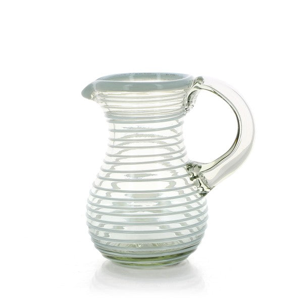 Menorca Essence Pitcher - Recycled Glass Infuser Jug