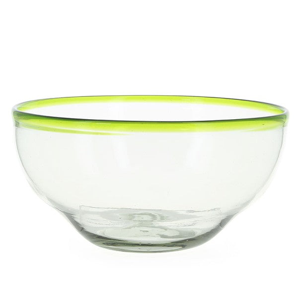Cullera Coastal Bowl - Green Salad Glass Bowl