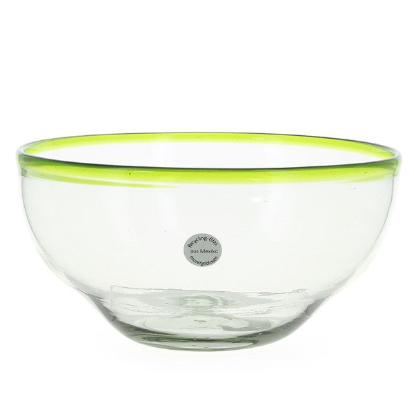 Cullera Coastal Bowl - Green Salad Glass Bowl