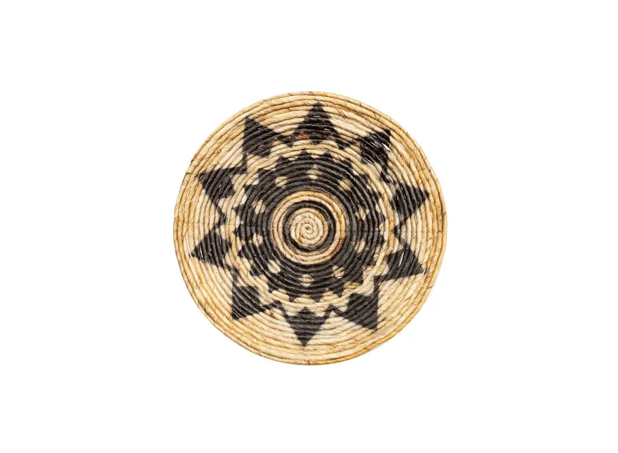 Alhambra Graphic Plate - Handwoven Plate