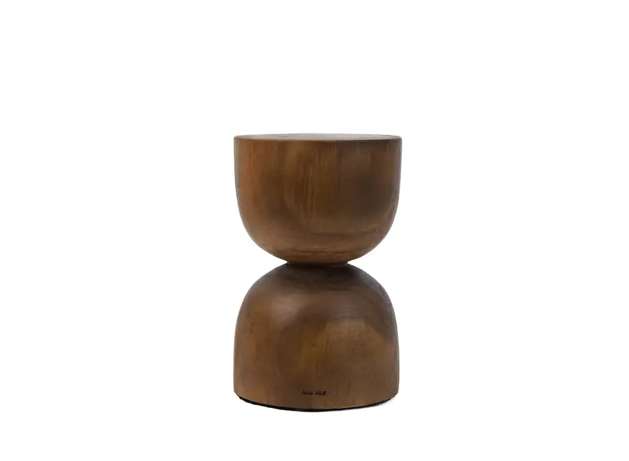 Azure Albufera Stool - Suar Wood Stool