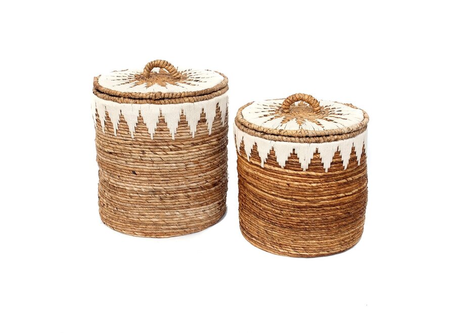 Cabo de Gata Jungle Basket - Banana Leaf Storage Basket