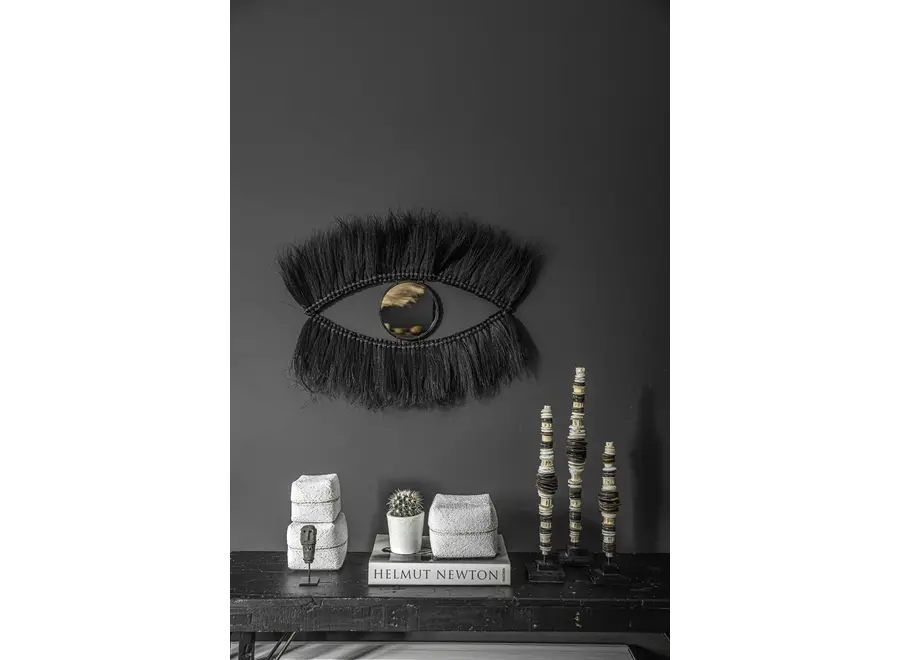 Caceres Boho Chic Mirror - Black Grass Decorator