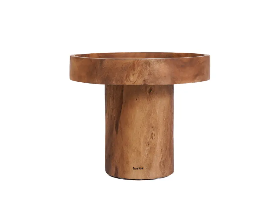 Chimborazo Natural Side Table - Suar Wood Side Table