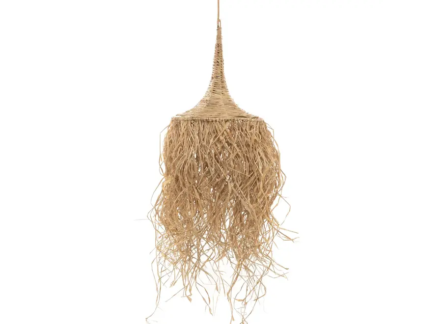 Cabo de Gata Beauty Lamp Shade - Raffia and Rattan Lamp Shade