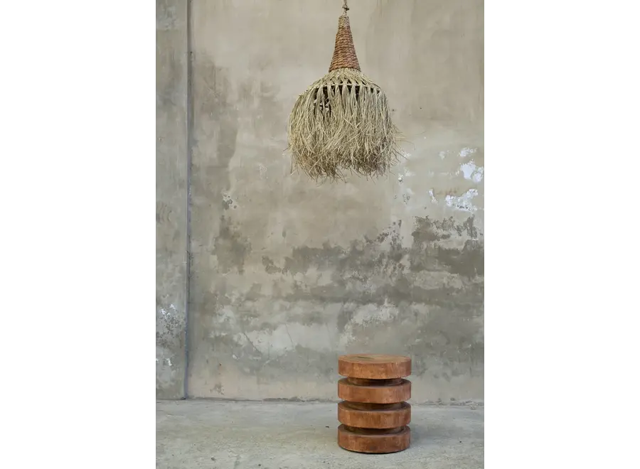 Zahara de la Sierra Massaka Stool - Suar Wood Stool