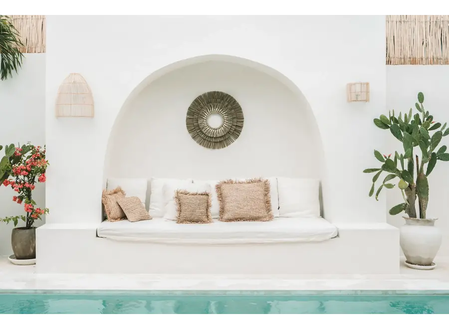 Albufera Coastal Wall Art - Mengdong Grass and White Cotton Wall Art