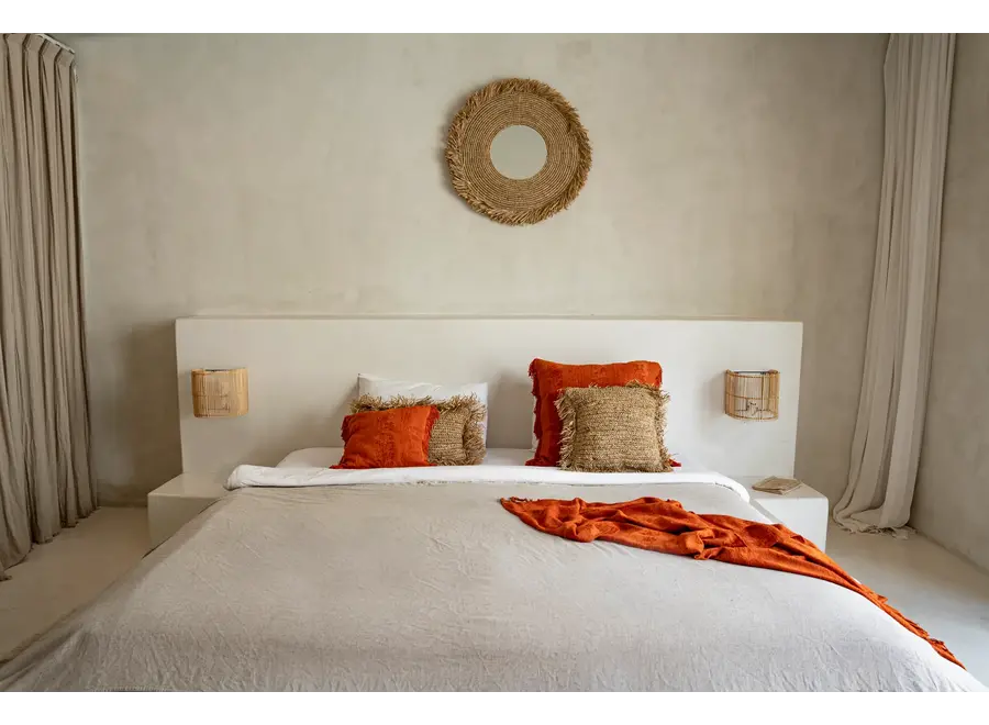 Ronda Raffia Mirror - Raffia Mirror
